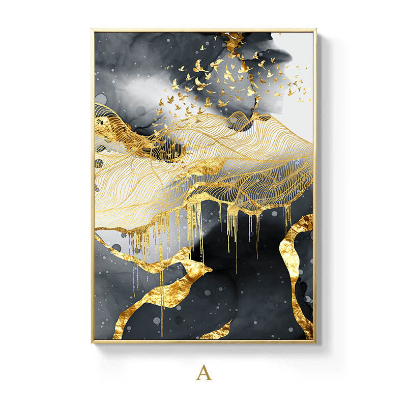 Golden Black And White Wall Art Posters: Bold Contrast, Lasting Elegance