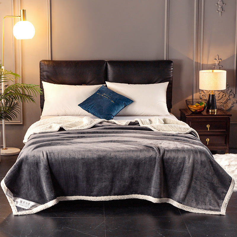 Double fleece blanket: Twice the Warmth, Endless Comfort