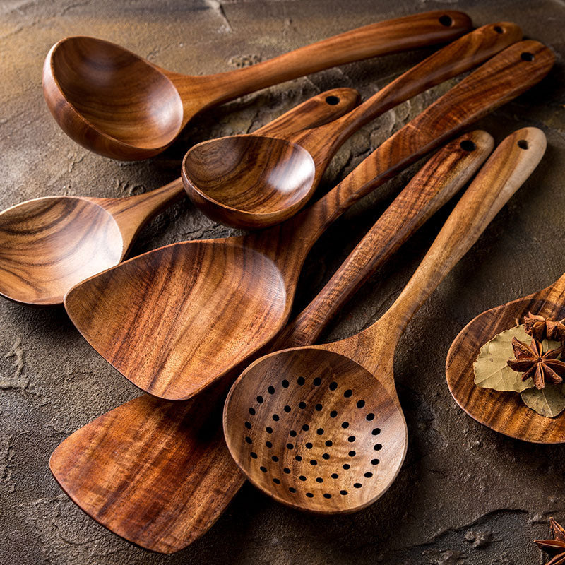 Thailand Teak Natural Wood Tableware: Nature’s Elegance at Your Table
