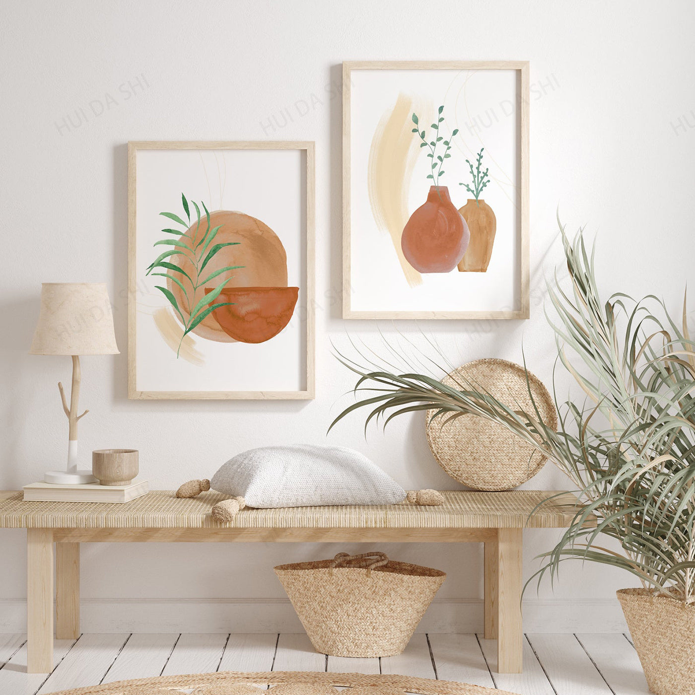 Canvas Painting Bohemian Wall Decoration: Free-Spirited Art for Your Home
