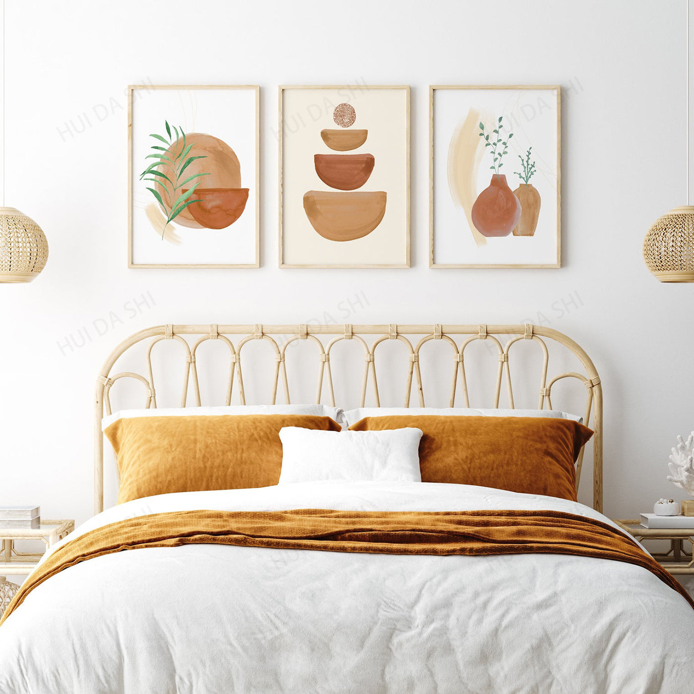 Canvas Painting Bohemian Wall Decoration: Free-Spirited Art for Your Home