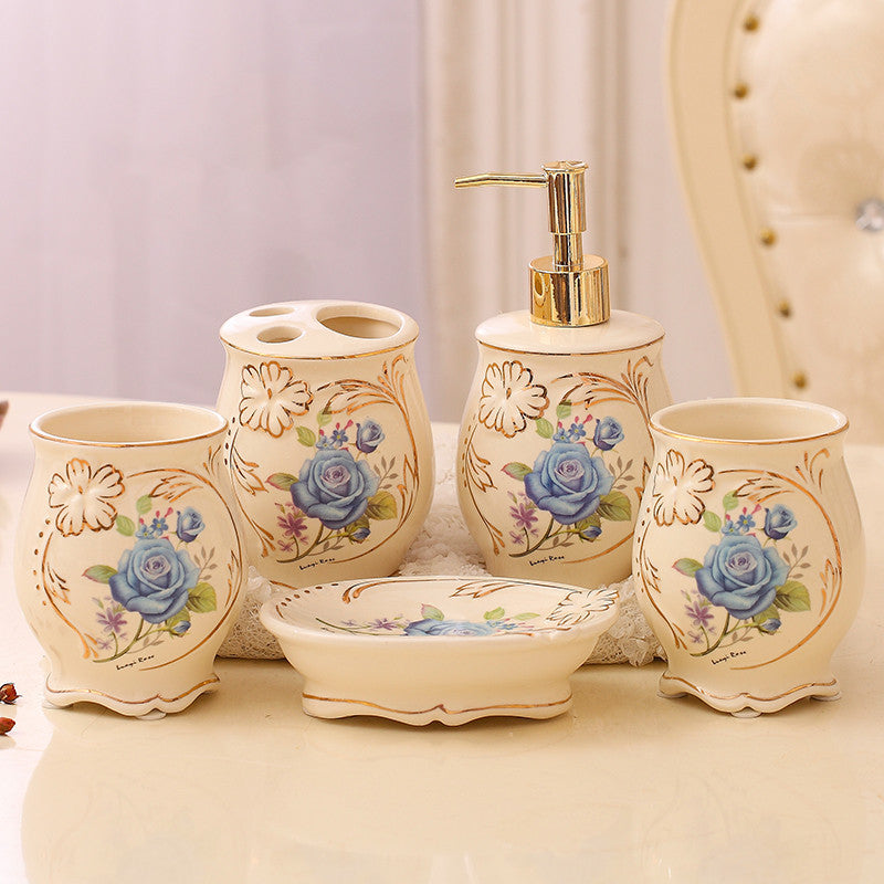 European Ceramic Bathroom Set: Elegance in Every Detail