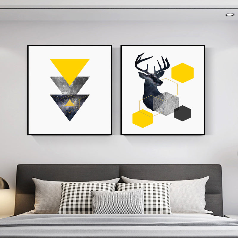 Abstract bedroom decoration: Art That Speaks Without Words