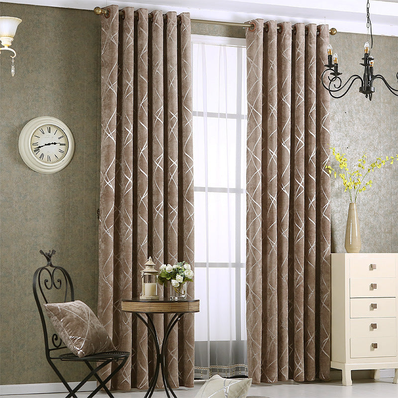 Living Room Chenille Blackout Curtains: Elegance Meets Privacy