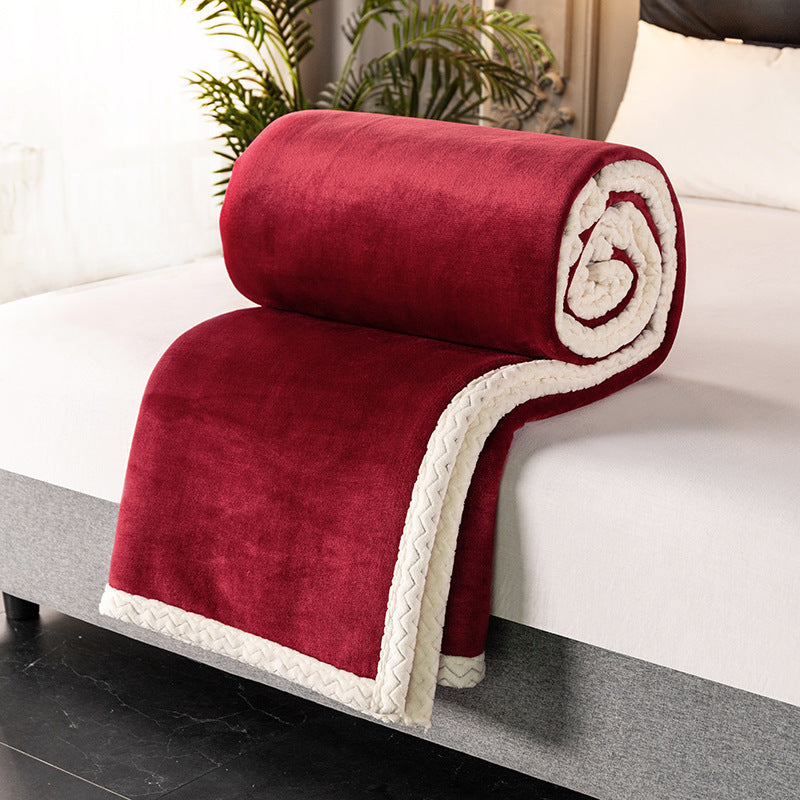 Double fleece blanket: Twice the Warmth, Endless Comfort