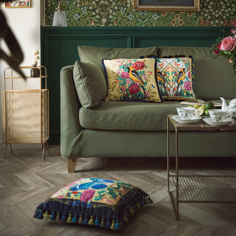 Forest luxury cushion cover: Nature’s Elegance Indoors