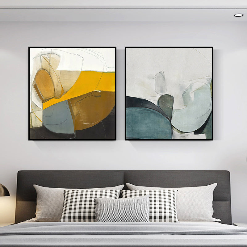 Abstract bedroom decoration: Art That Speaks Without Words