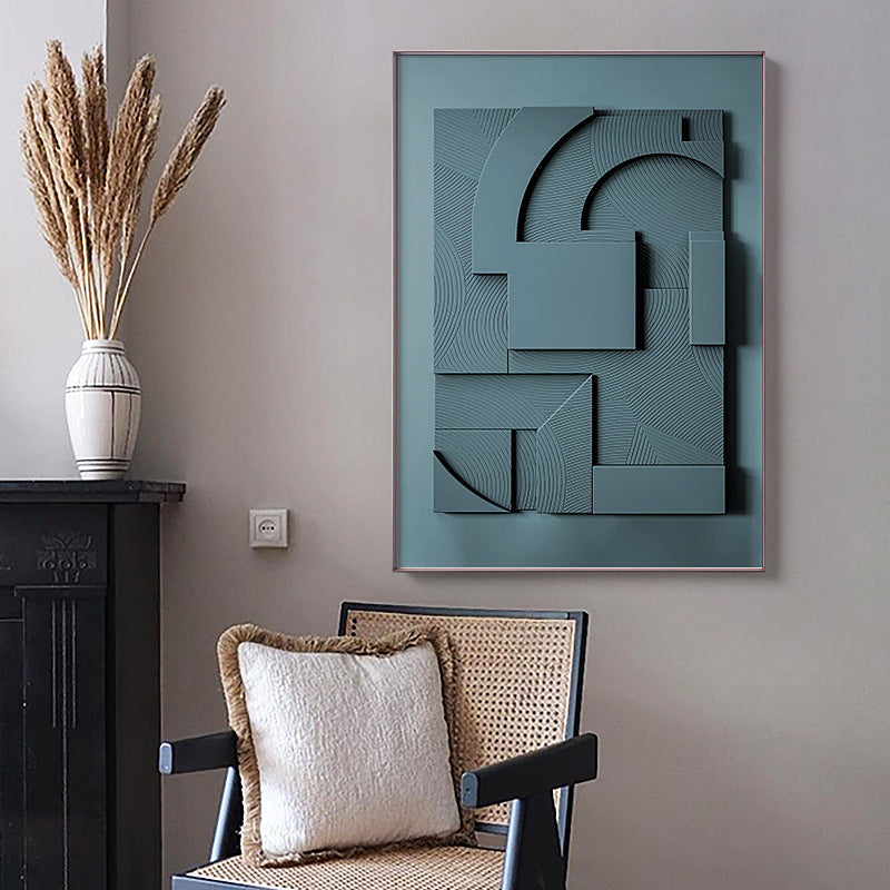 Three-dimensional Abstract Silent Style Painting:Depth Meets Tranquility