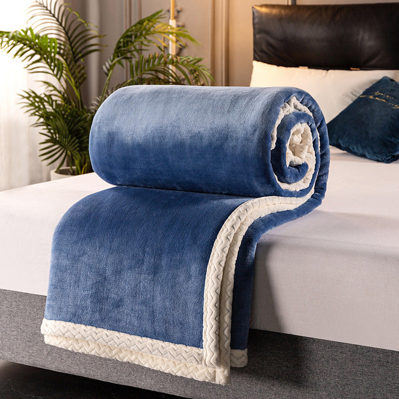 Double fleece blanket: Twice the Warmth, Endless Comfort