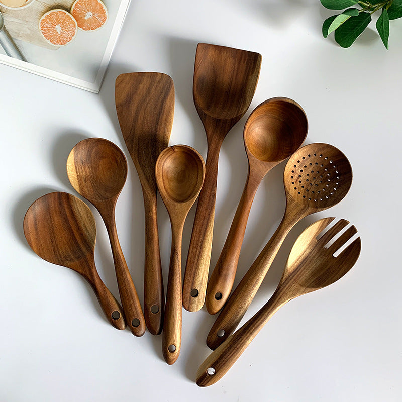 Thailand Teak Natural Wood Tableware: Nature’s Elegance at Your Table