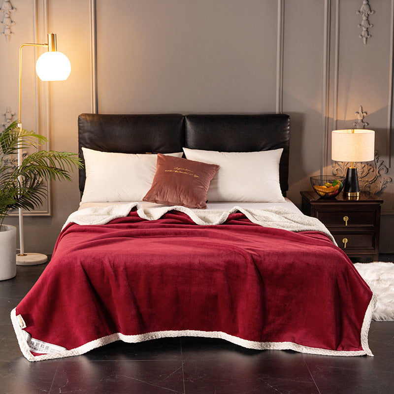 Double fleece blanket: Twice the Warmth, Endless Comfort