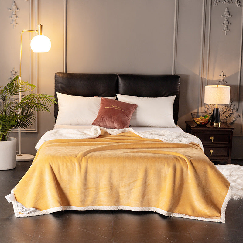 Double fleece blanket: Twice the Warmth, Endless Comfort