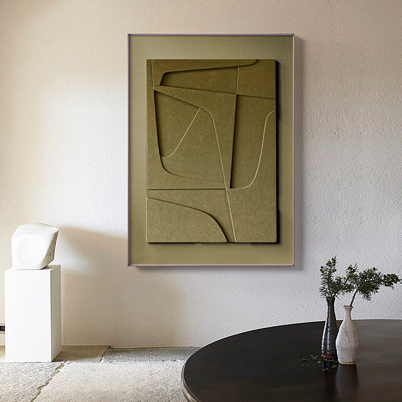 Three-dimensional Abstract Silent Style Painting:Depth Meets Tranquility