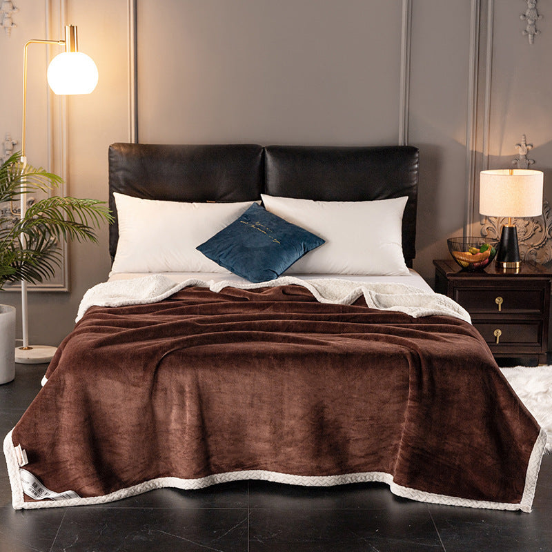 Double fleece blanket: Twice the Warmth, Endless Comfort