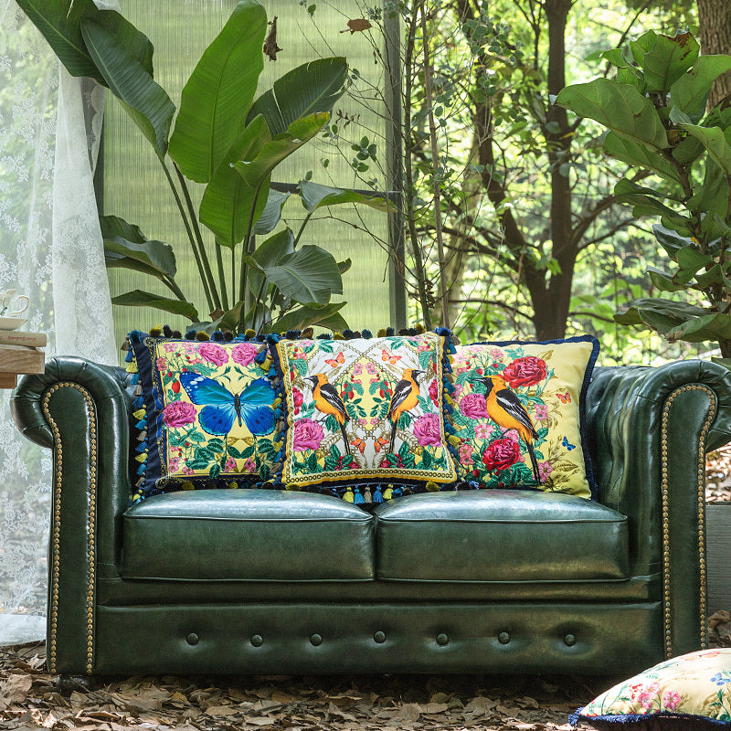 Forest luxury cushion cover: Nature’s Elegance Indoors