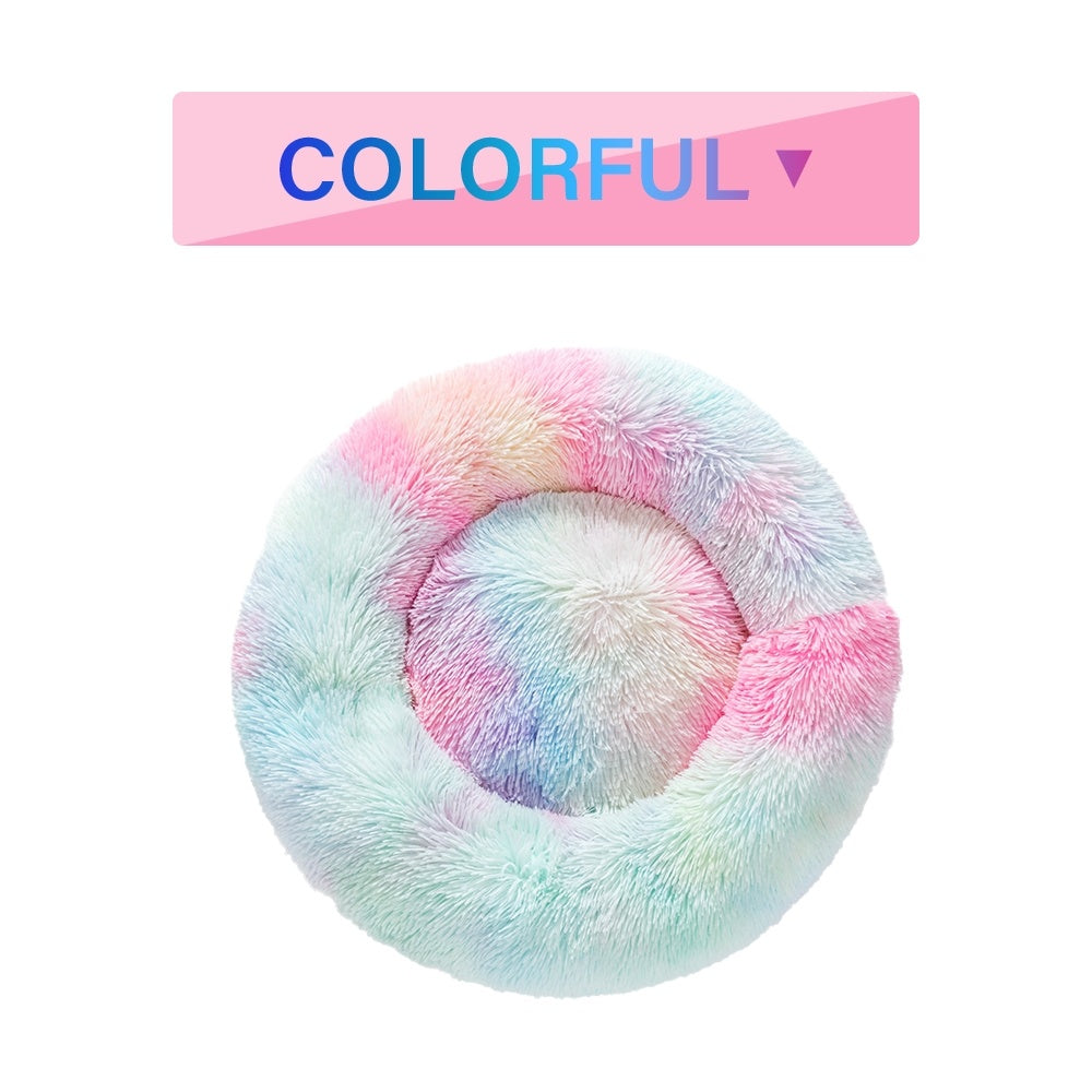 Fluffy Donut Dog Bed: Snuggles, Security & Sweet Dreams