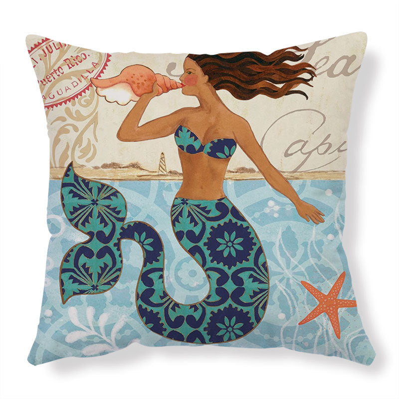 Cushion Covers Sea Turtle Printed: Ocean Calm at Home