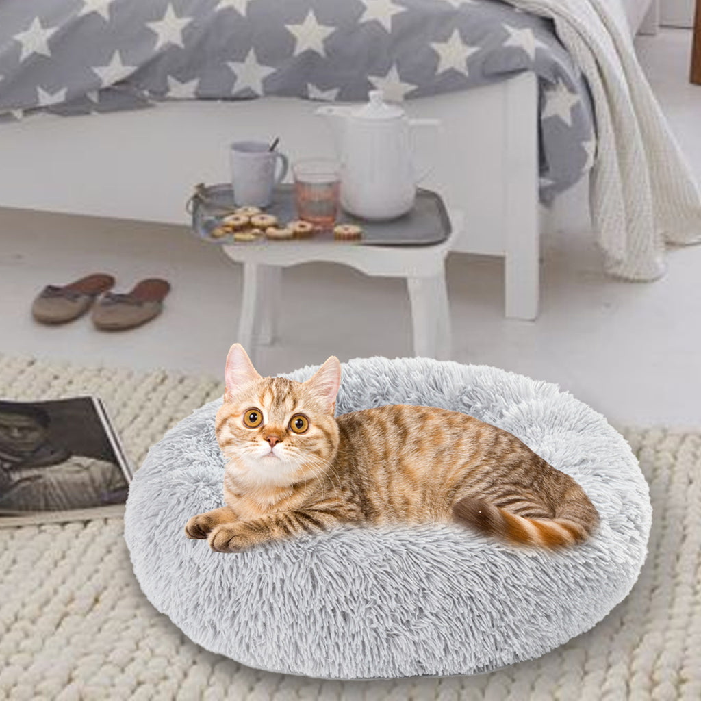 Fluffy Donut Dog Bed: Snuggles, Security & Sweet Dreams