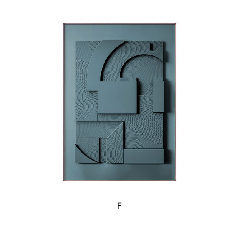 Three-dimensional Abstract Silent Style Painting:Depth Meets Tranquility